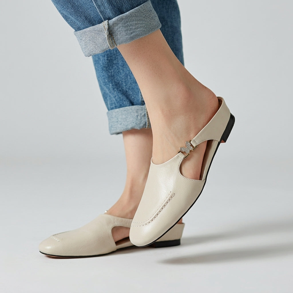 Chelsea Butterfly Cutout Mule