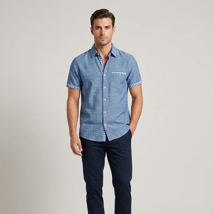 Hailey Cabana Linen Shirt