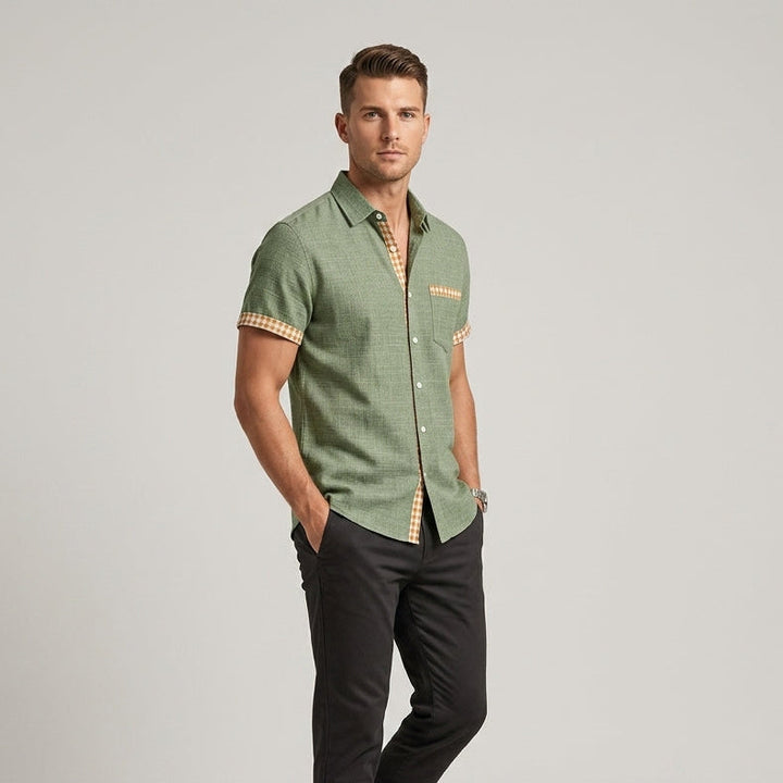 Hailey Cabana Linen Shirt