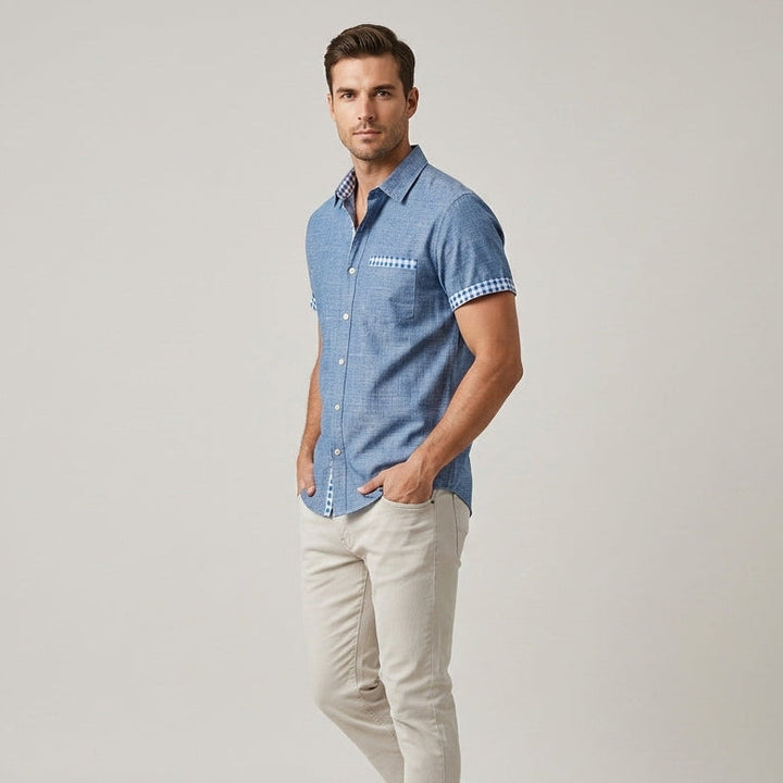 Hailey Cabana Linen Shirt