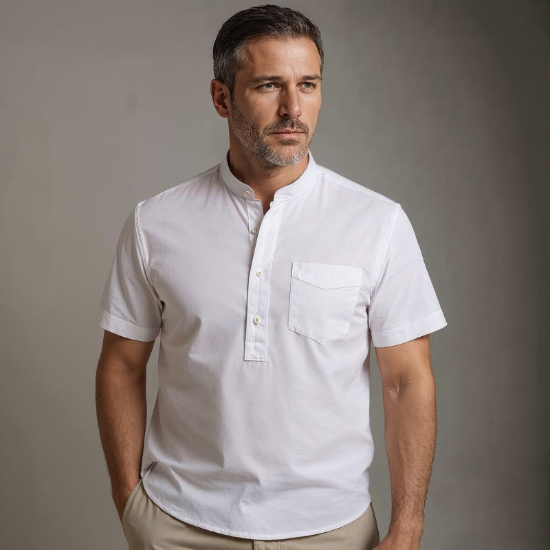 Devon Coastal Cotton-Linen Shirt
